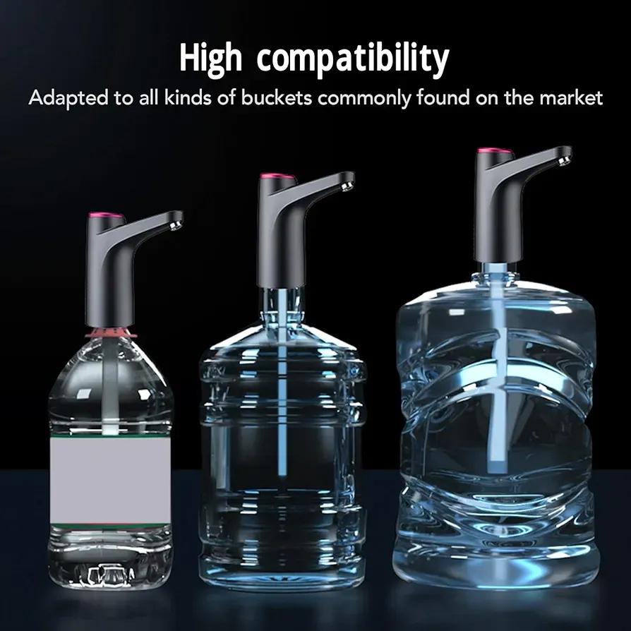 Modern One-Touch Water Dispenser Black ABS - Image 4