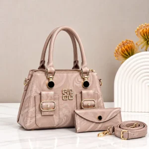 Women's Leather Plain Shoulder Bag