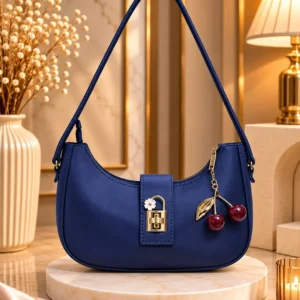 Women's Leather Plain Shoulder Bag