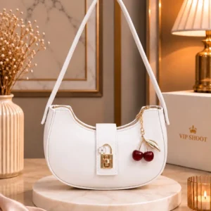 Women's Leather Plain Shoulder Bag