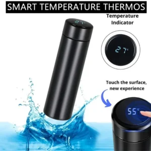 Temperature Display Vacuum Insulated Water Bottle