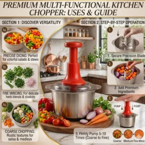 Style And Functionality To The Kitchen Manual Food Chopper
