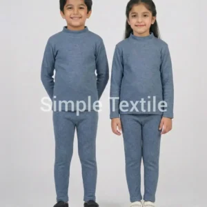 Kids Unisex Stitched Fleece Plain Night Suit Winter Wear