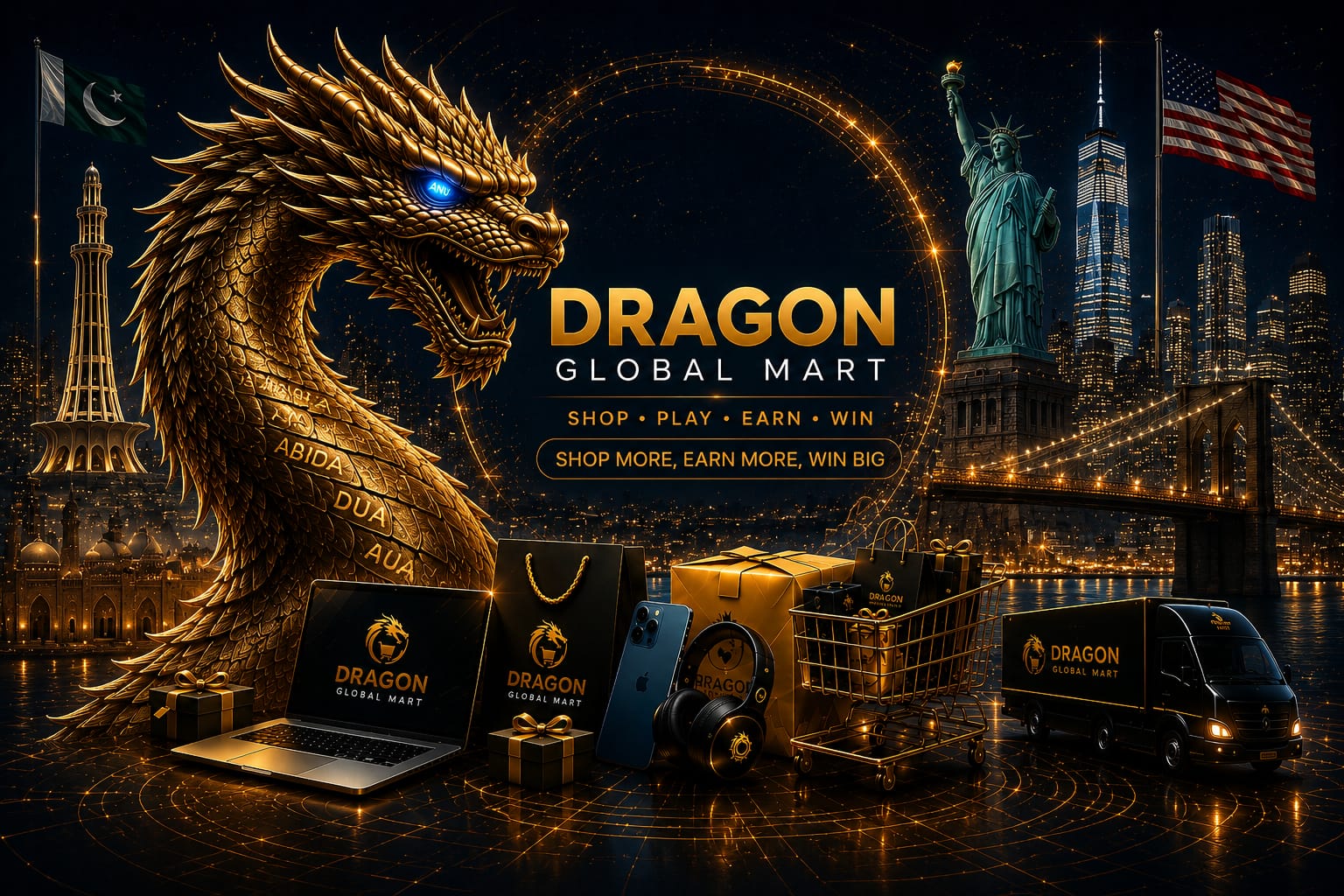Dragon Global Mart promotional banner